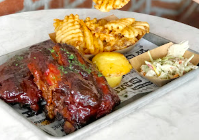 The Polite Pig signature dishes Brisket Sandwich
Pork Shoulder
Burnt End Meatballs